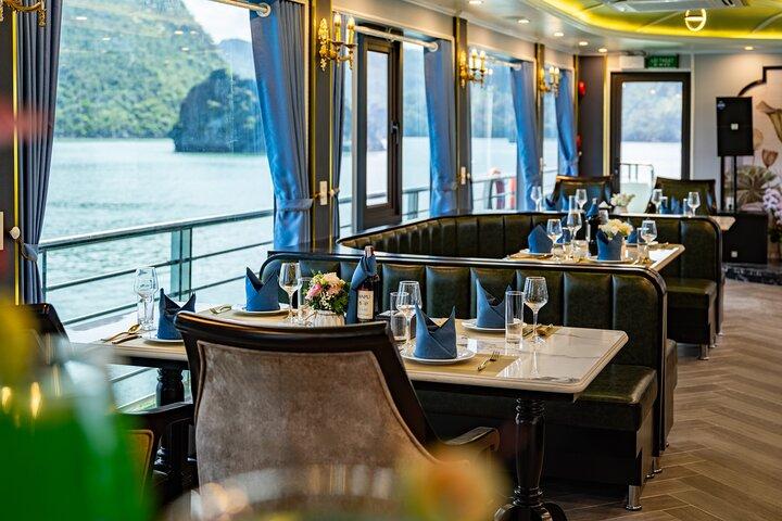 Hanoi: 5-Star Otis Premium Ha Long Bay Day Cruise & Limousine