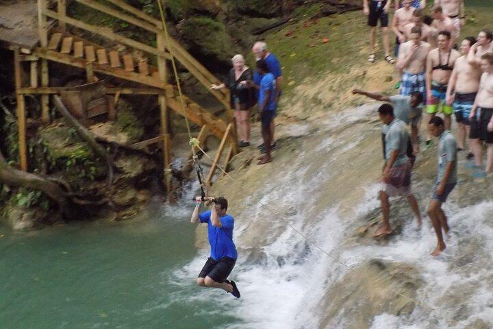 Irie Blue Hole and Secret Falls Adventure from Ocho Rios Port