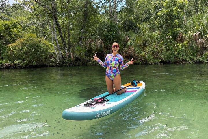 Unguided Paddleboard Adventure on the Weeki Wachee Springs