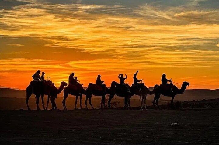 Agafay Golden Hour Escape – Camel Ride & Dinner from Marrakech