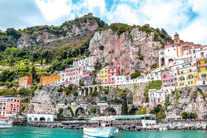 Positano, Amalfi and Pompeii Shared or Private tour from Naples