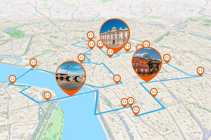 Toulouse Audioguided Walking Tour 2h40 and 23 Audio Commentaries