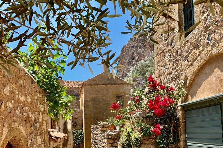 Monemvasia, Mystras & Sparta Private Luxury Day Trip From Athens