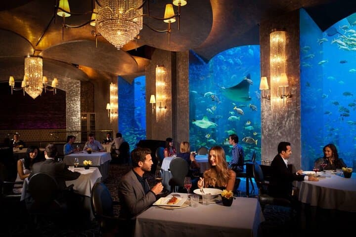 Dubai Underwater Dining Experience at Ossiano Atlantis The Palm