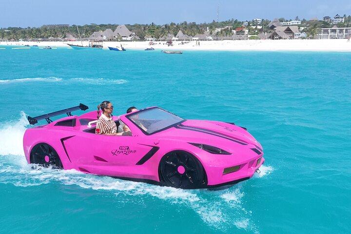Zanzibar Jet Car Ride With Drone Footage at Kendwa Beach