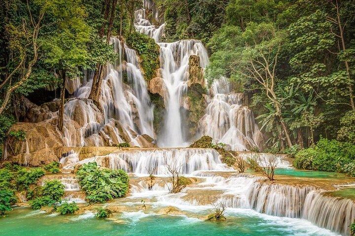 Discover Luang Prabang Heritage City Tour and Kuang Si Waterfalls