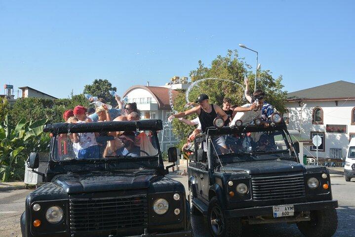 Alanya Jeep Safari with Dim Cave Dim River Water Fight and Lunch