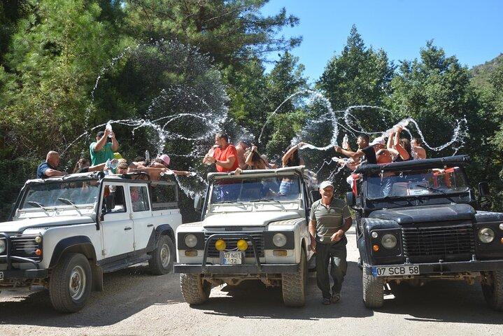 Alanya Jeep Safari with Dim Cave Dim River Water Fight and Lunch