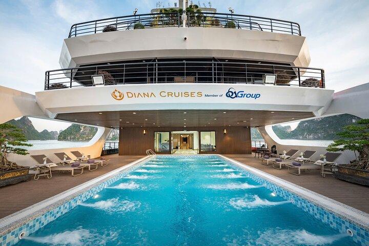 From Hanoi: Diana Luxury Cruise 2 Days 1 Night in Lan Ha Bay