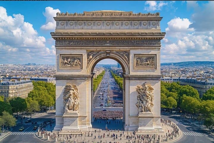 Arc de Triomphe Entrance Ticket with Terrace Access