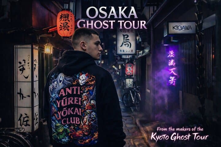 Osaka Ghost Tour: Urban Legends, Castle Dark History, Neon Curses
