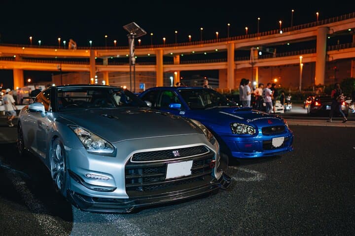 Real Tokyo Runner Club : Daikoku Car Meet Night Tour with JDM Car