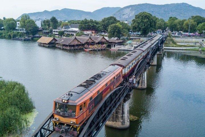 Bridge over River Kwai and Hellfire Pass Tour with Train Ride