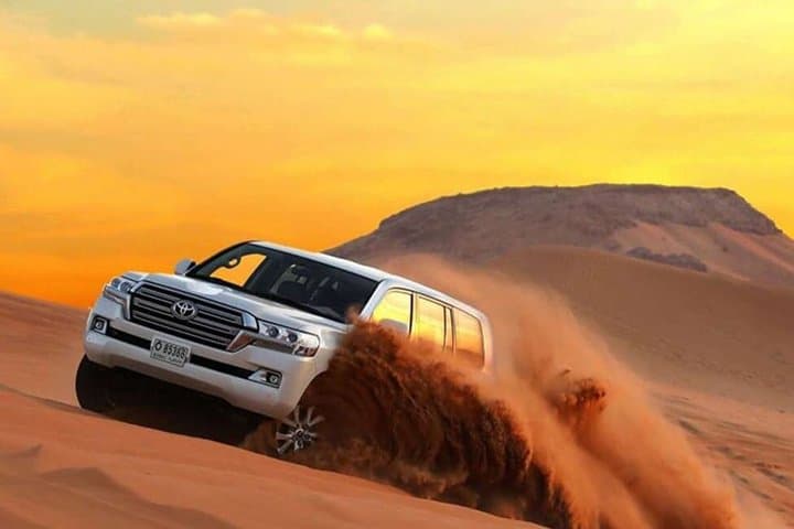 Dubai Desert Safari: 4x4 Pickup/Drop,Camel Ride, BBQ & Live Shows