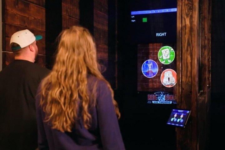 Award Winning, Projection-based, Axe Throwing