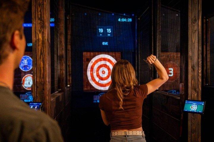 Award Winning, Projection-based, Axe Throwing