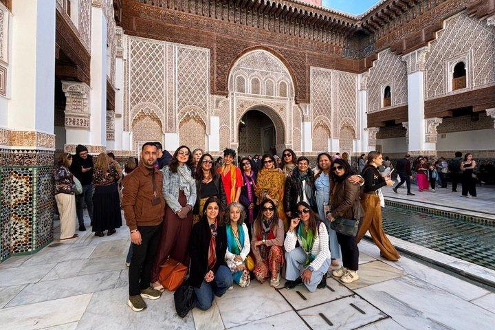 Official Guided Tour: Ben Youssef Madrasa, Souks & The Kotoubia