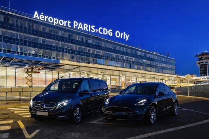Private transfer from CDG or ORY airport to PARIS or DISNEYLAND
