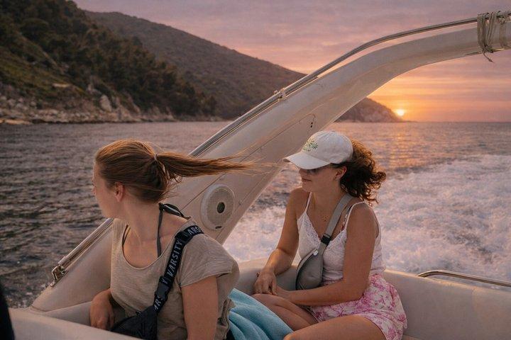 Vlore Haxhi Ali Cave Sunset Speedboat Tour with Wine