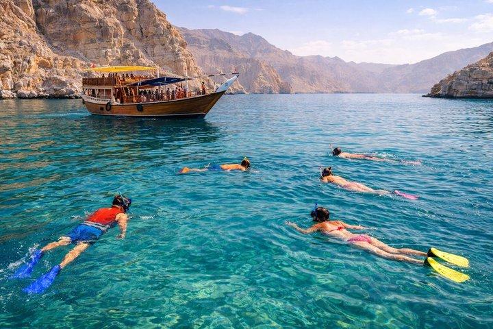Musandam Khasab Overnight Dhow Cruise with BBQ Dinner