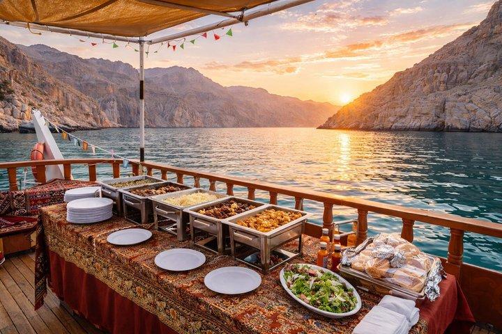 Musandam Khasab Overnight Dhow Cruise with BBQ Dinner