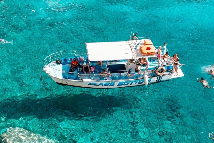 Zakynthos Glass Bottom Boat Tour to Keri Caves and Turtle Island