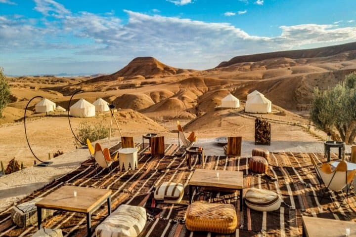 Agafay Desert Experience Camel Trek, Quad Ride & Dinner Show