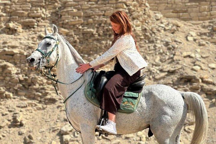 Abusir Horseback Riding Adventure and Fifth Dynasty Pyramids Tour