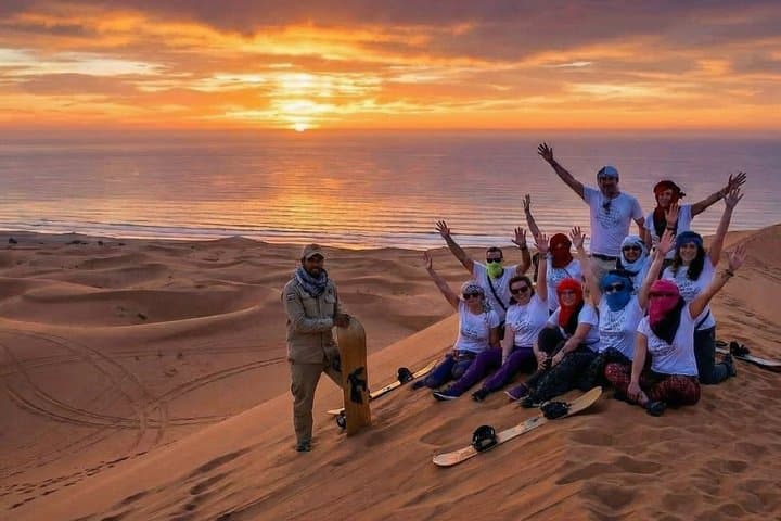 Taghazout 3-in-1 Desert Tour: Quad, Camel, Sandboarding & BBQ