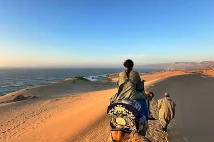 Taghazout 3-in-1 Desert Tour: Quad, Camel, Sandboarding & BBQ