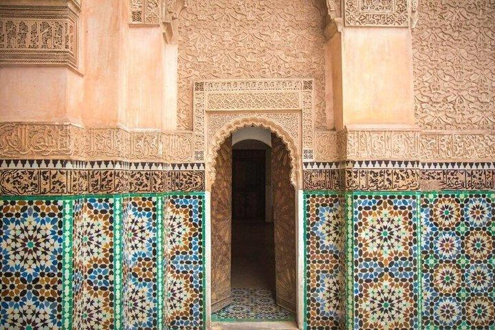 Marrakech Ben Youssef, Secret Garden & Souks Guided Walking Tour
