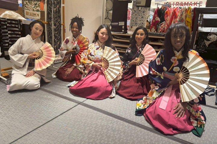 Tokyo Haneda Airport Authentic Kimono Experience at Kimono Shop