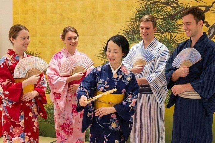 Tokyo Haneda Airport Authentic Kimono Experience at Kimono Shop