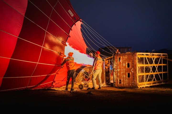 Hot Air Balloon Flight over Marrakech with Berber Breakfast