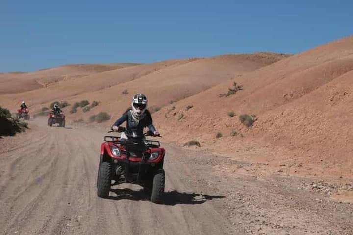 Marrakech: Agafay Desert ,Camel Ride & quad bike and Dinner show