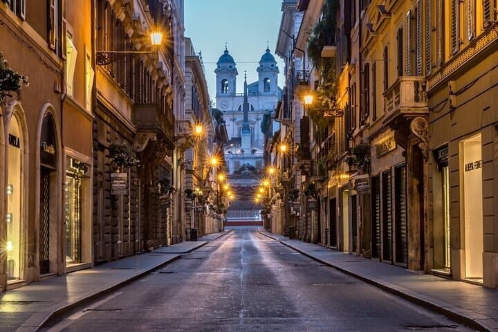 Evening Golf Cart Tour of Enchanting Rome