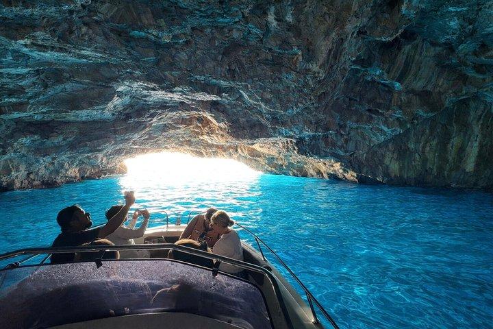 Kotor: Blue Cave, Submarine Base and Lady of the Rocks Tour