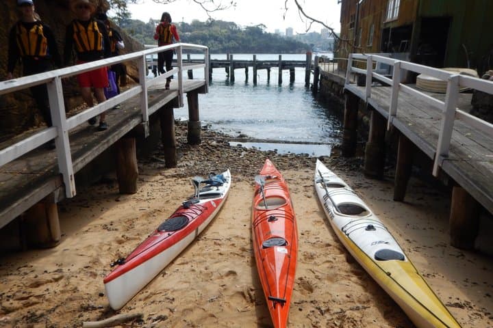 Kayak to Goat Island in Sydney Harbour with Local