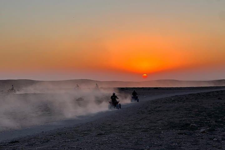 Marrakech: Agafay Desert ,Camel Ride & quad bike and Dinner show