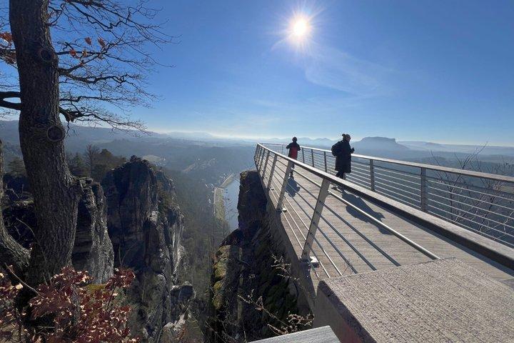 Dresden: Bastei Bridge, Riverboat Gorge & Narnia Rocks Tour