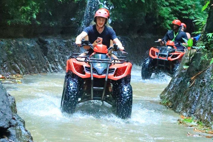 Bali ATV Quad Bike — Waterfall, Tunnel, Gorilla Statue Adventure