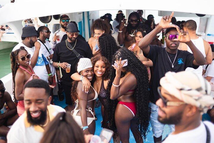 Punta cana Hip Hop Party Boat Live DJ unlimited drinks &sand-bar