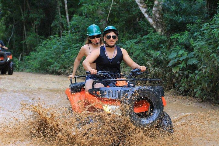 Cancún Jungle Combo: ATV+Ziplines+ Cenote swim+ FREE Horse Ride