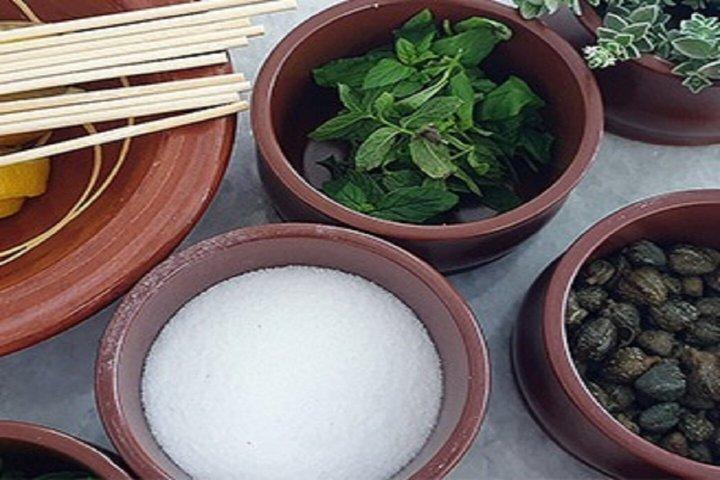 Maria's Open Cooking Class lessons in Delux hotel of Paros