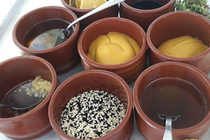 Maria's Open Cooking Class lessons in Delux hotel of Paros