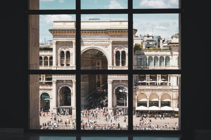 Milan Rooftop Views & Galleria Vittorio Emanuele Terraces Ticket