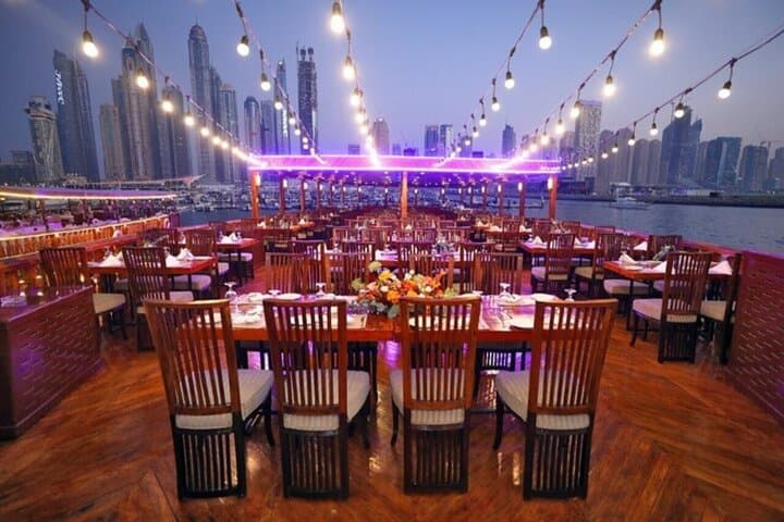 Burj Khalifa At the Top Ticket With Marina Dhow Cruise Dinner Dubai