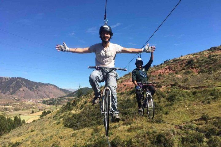 Skybike Via Ferrata and Rappelling Tour from Cusco