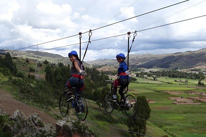 Skybike Via Ferrata and Rappelling Tour from Cusco