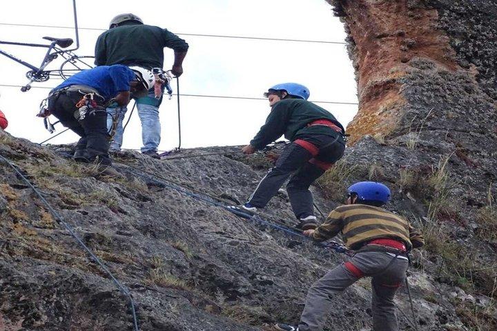 Skybike Via Ferrata and Rappelling Tour from Cusco